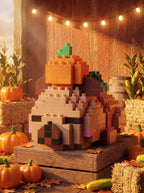 Capybara collectible mini brick figure by BRIKKO