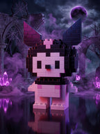 Kuromi collectible mini brick figure by BRIKKO